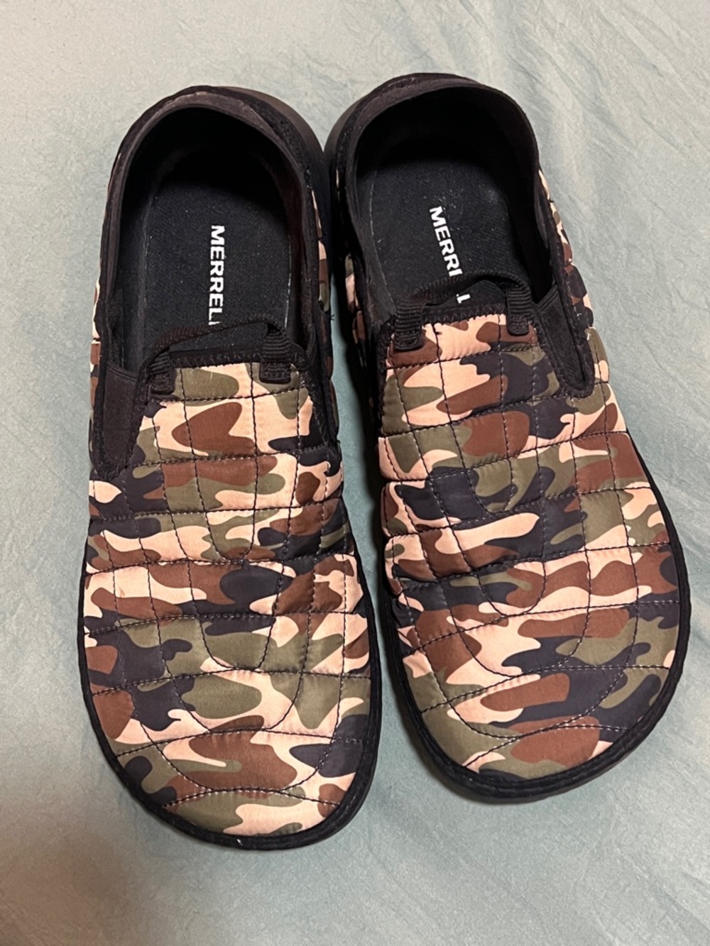 Merrell Hut Moc Camo Slip-On Shoes Mens Size 11 Comfort Outdoor